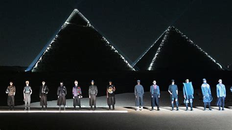 dior show ägypten|egyptian dior clothing.